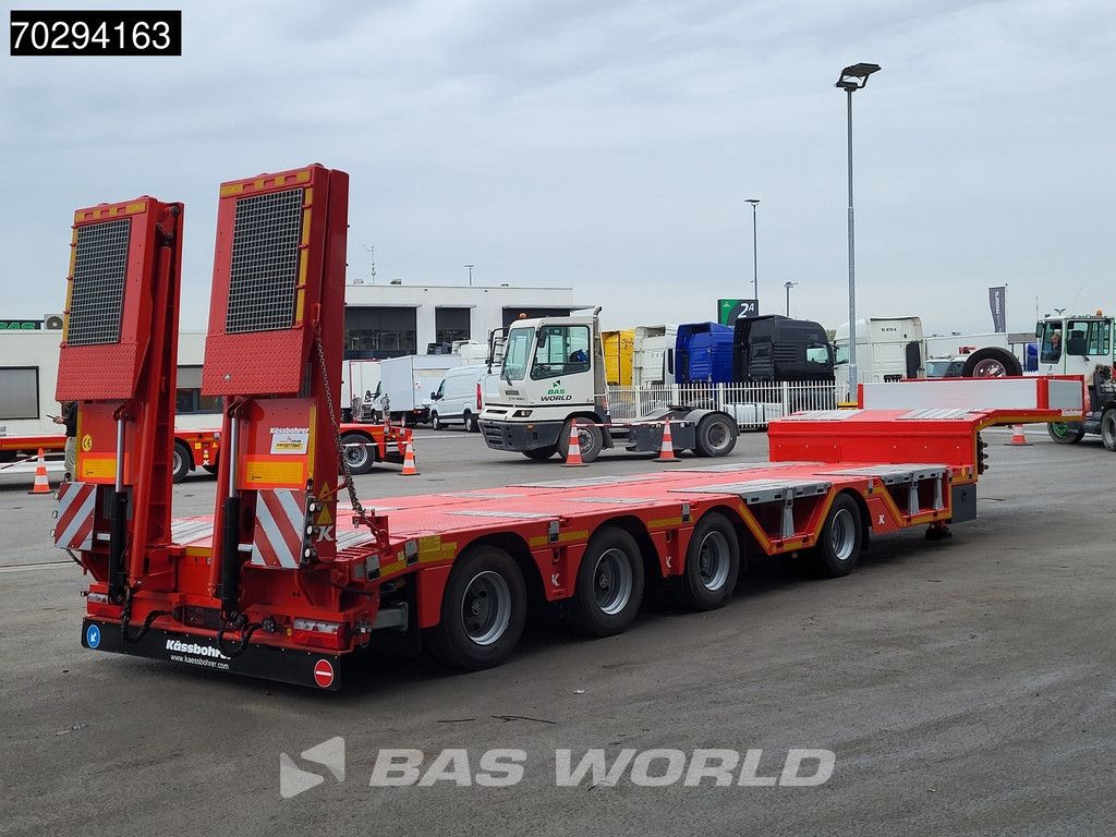 Kässbohrer LB4E 4 axles Hydr. Ramps 615cm-Extendable Lift+ 2x Steering Axle