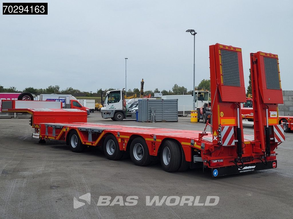 Kässbohrer LB4E 4 axles Hydr. Ramps 615cm-Extendable Lift+ 2x Steering Axle