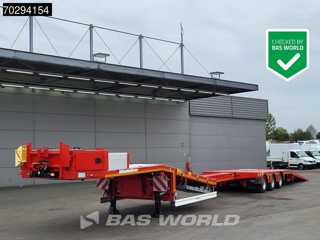 Kässbohrer Hydraulic Bed 450cm Extendable, Lift+Steering Axle