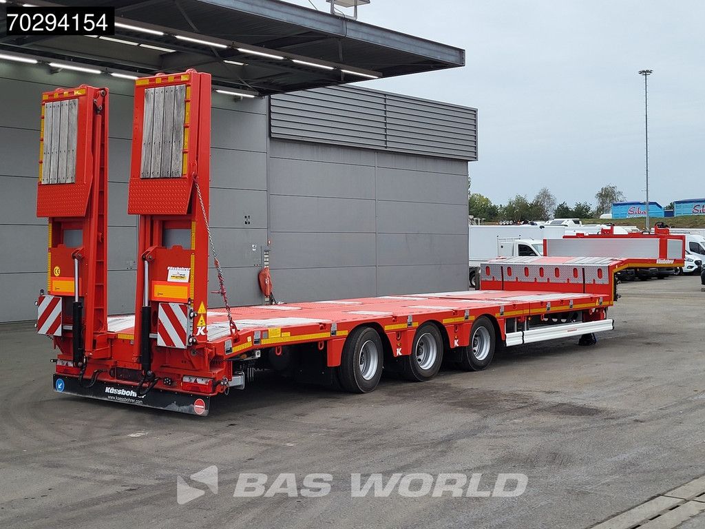 Kässbohrer Hydraulic Bed 450cm Extendable, Lift+Steering Axle