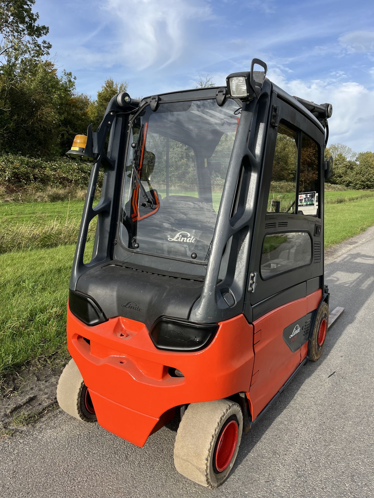 Linde E25L-01 elektrische heftruck sideshift