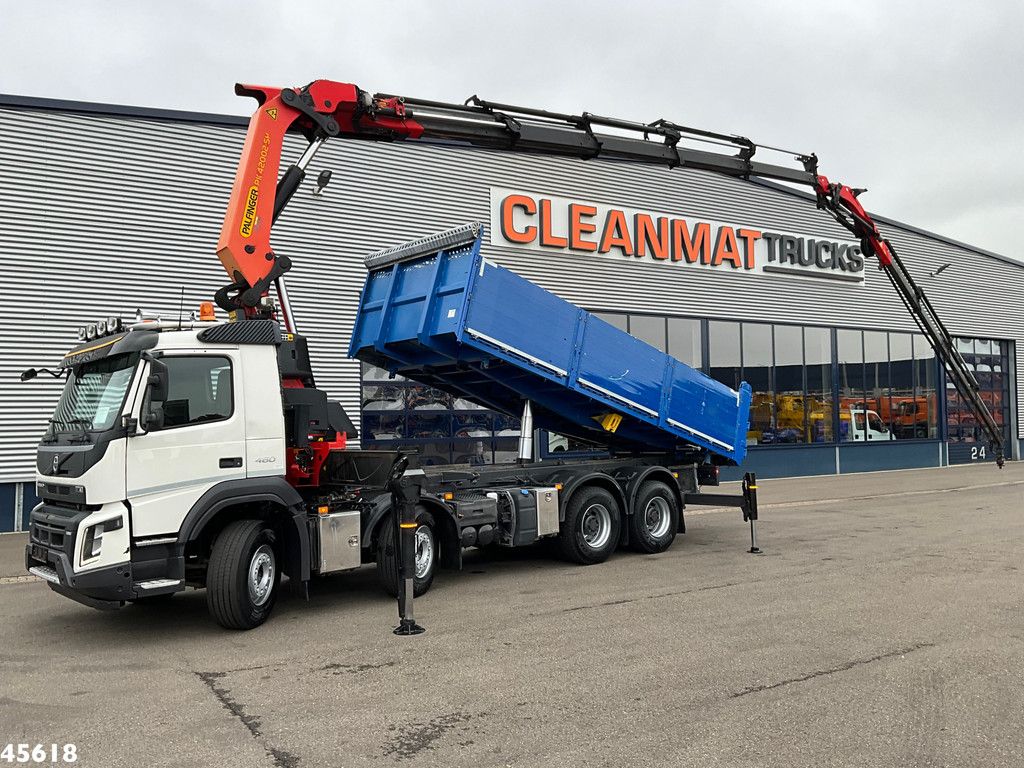 Volvo FMX 460 8x4 Euro 6 Palfinger 42 Tonmeter laadkraan + Fly-Jib!