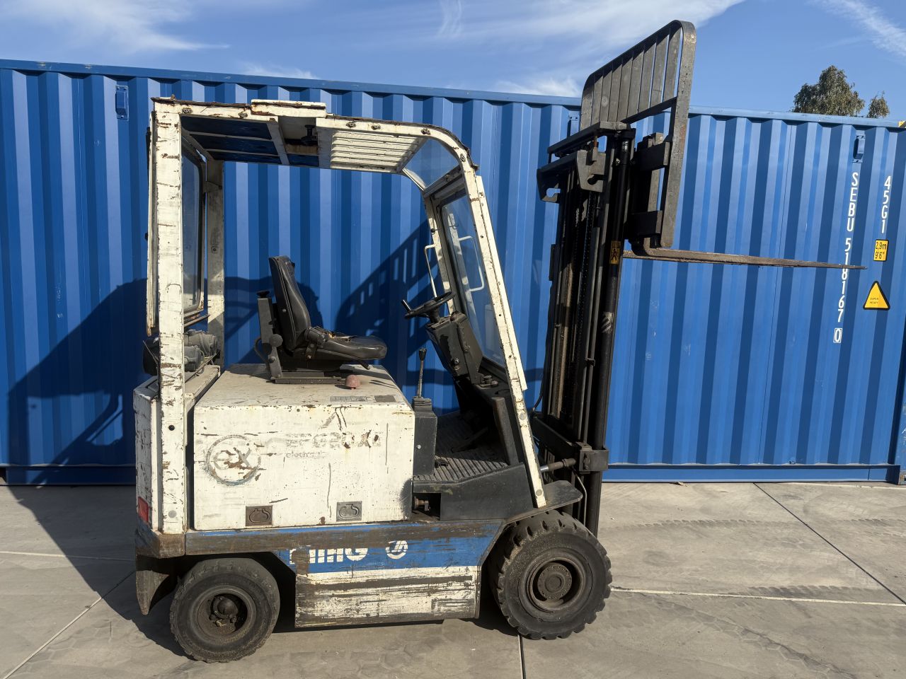 2 tonner elektrische heftruck Freelift goede accu 4500 uur