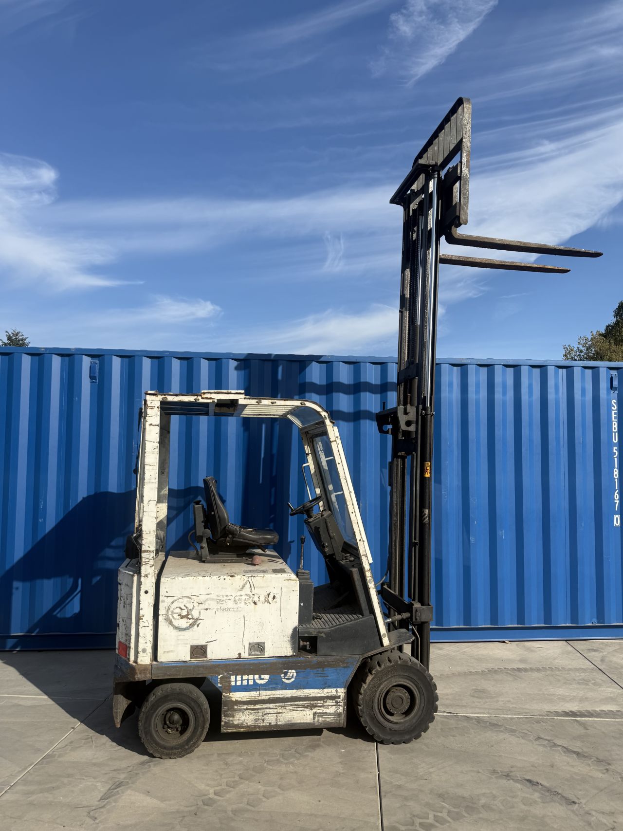 2 tonner elektrische heftruck Freelift goede accu 4500 uur