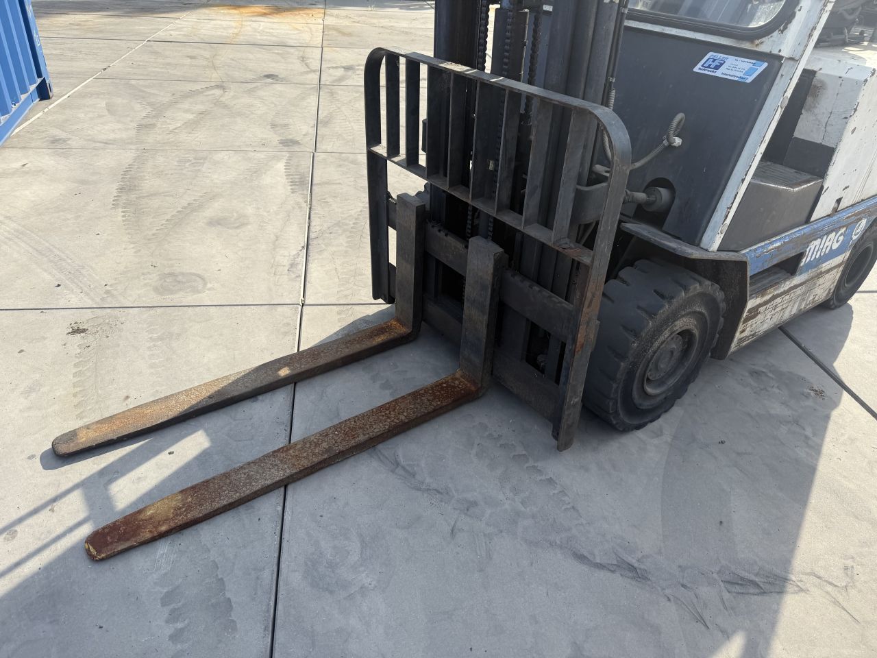 2 tonner elektrische heftruck Freelift goede accu 4500 uur