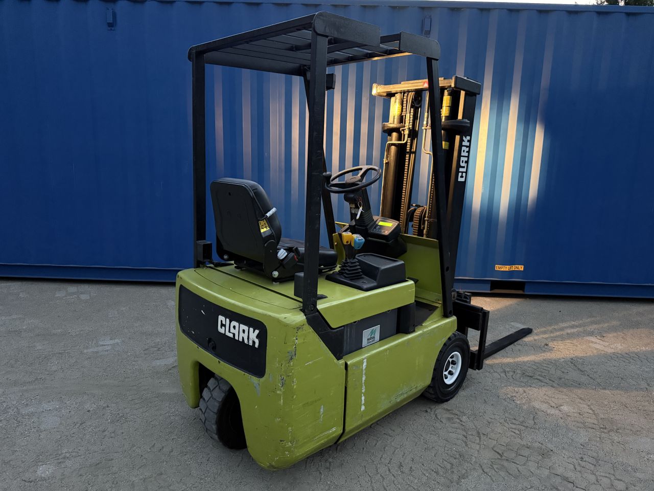 Compacte Clark 1200KG elektrisch 3-delig Freelift Sideshift