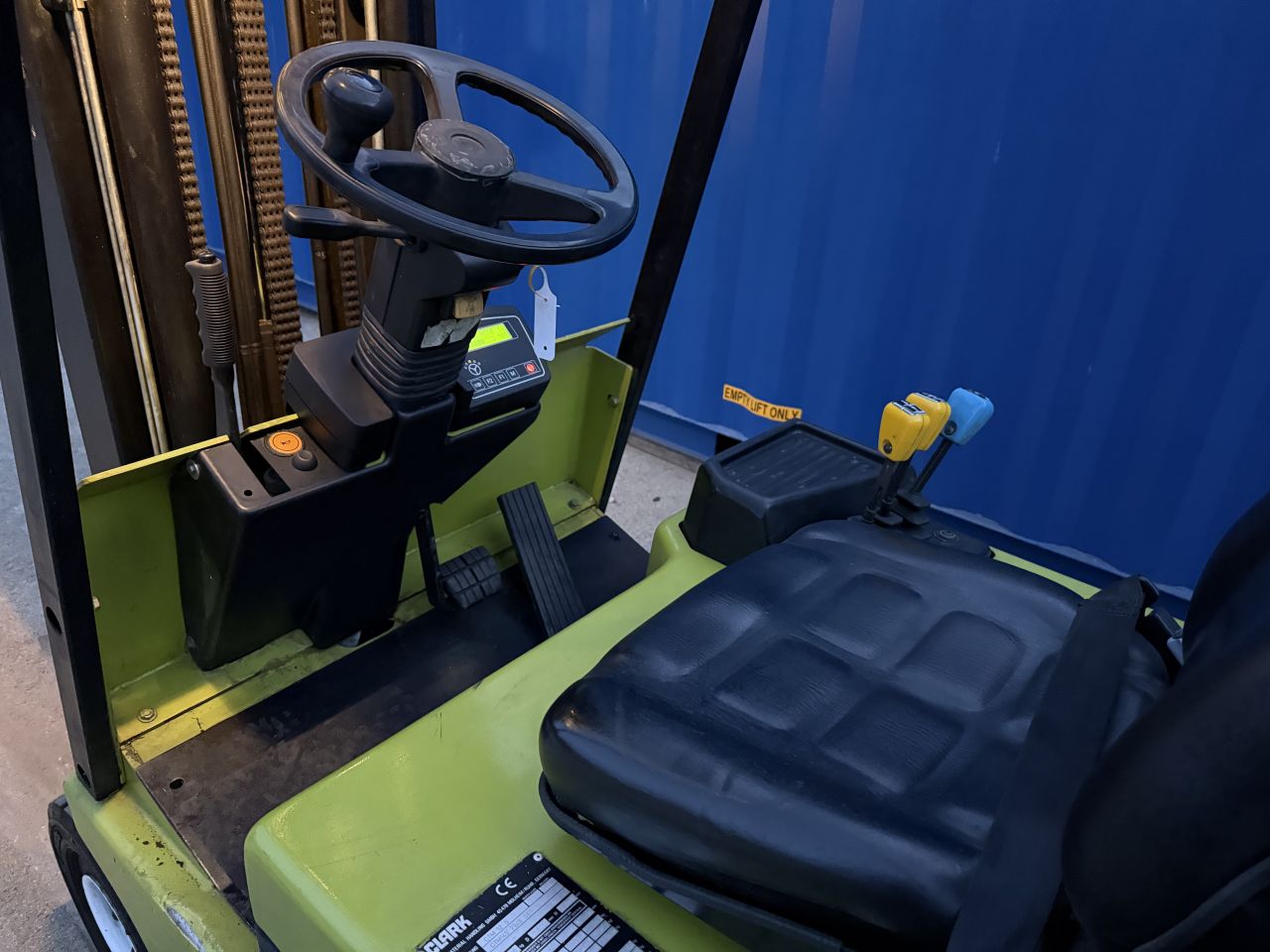 Compacte Clark 1200KG elektrisch 3-delig Freelift Sideshift