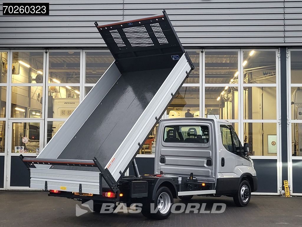 Iveco Daily 35C21 3.0L Automaat 210PK Open Laadbak Dubbellucht 2025-Model 3,5T Trekvermogen LED ACC Airco CarPlay Euro6 Tipper Benne Kieper Airco