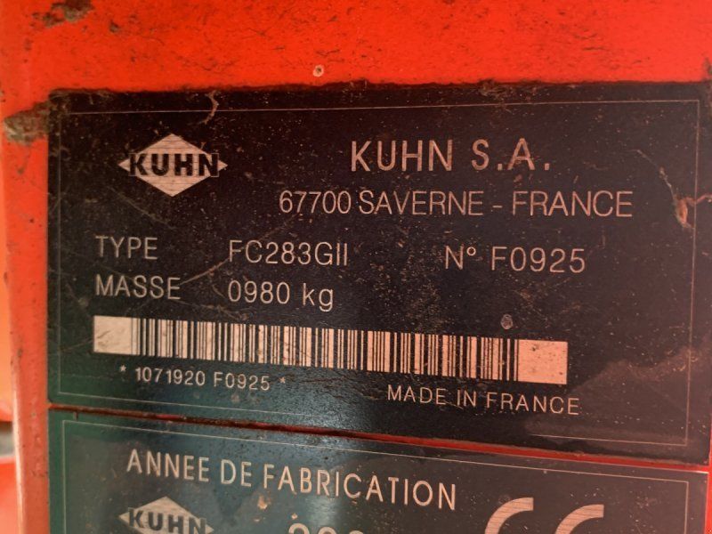Kuhn FC 283 GII