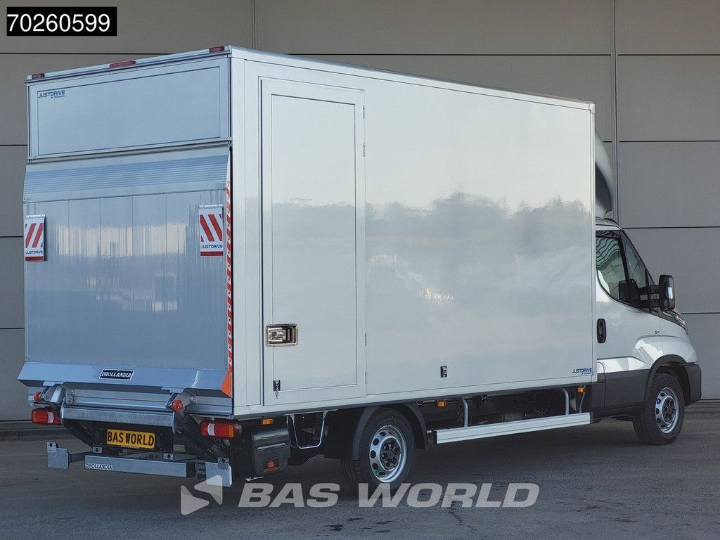 Iveco Daily 35S21 3.0L Automaat Laadklep Zijdeur ACC LED CarPlay Lat om Lat D'Hollandia 3,5t Trekvermogen Meubelbak Koffer Bakwagen 22m3 Klima