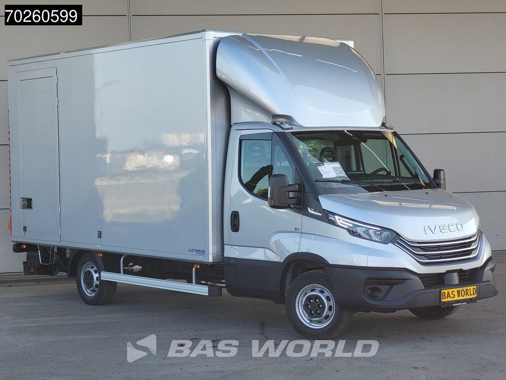 Iveco Daily 35S21 3.0L Automaat Laadklep Zijdeur ACC LED CarPlay Lat om Lat D'Hollandia 3,5t Trekvermogen Meubelbak Koffer Bakwagen 22m3 Klima