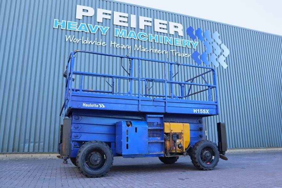 Haulotte H15SX New Tyres, Diesel, 4x4 Drive, 15 Working Hei