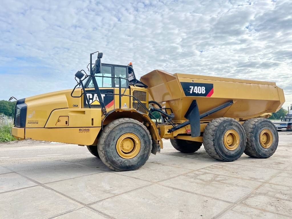 CAT 740B - Automatic Greasing / Camera / Airco