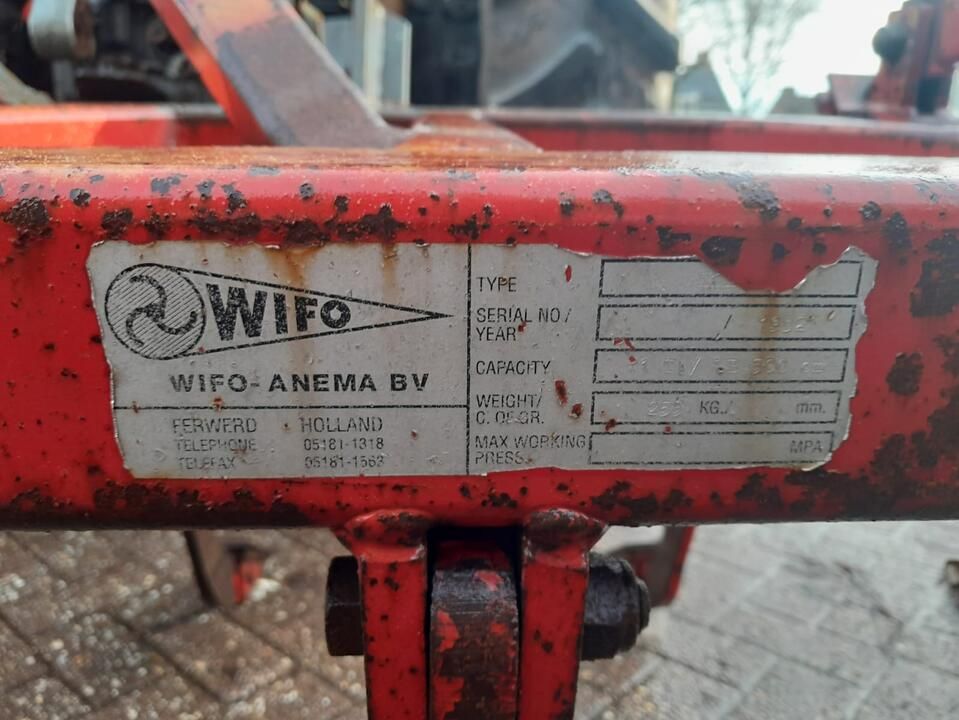 Wifo 2,75meter vaste tand cultivator + rol