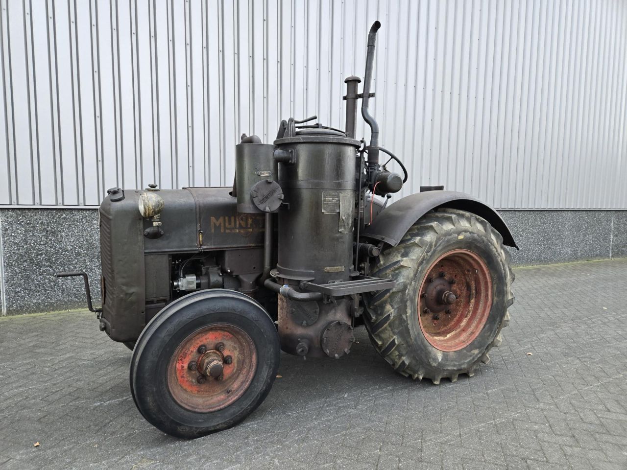 Munktells GMBV-1 Houtgas zeer zeldzaam en lopend op Houtgas !