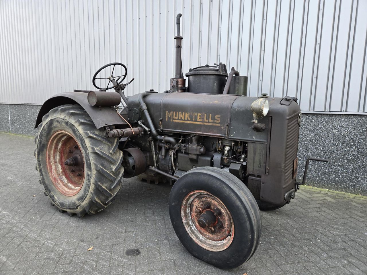 Munktells GMBV-1 Houtgas zeer zeldzaam en lopend op Houtgas !