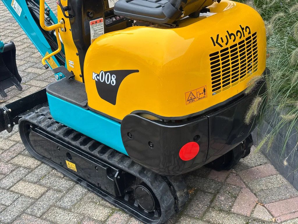 Kubota k-008 gebruikte minigraver k008 3cil diesel 0.8T