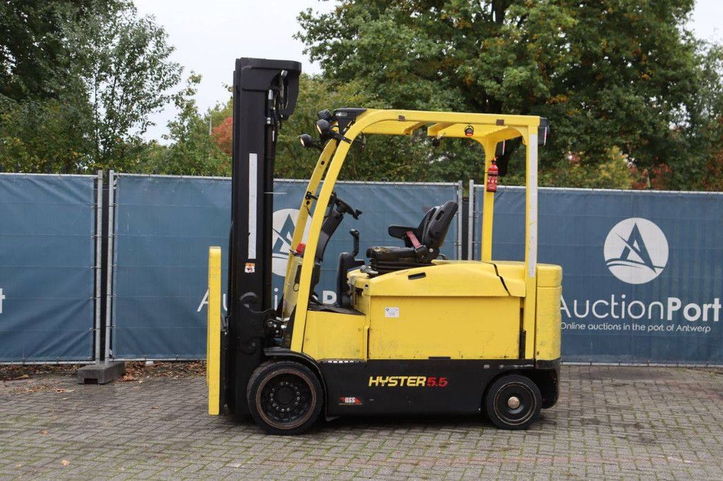 Hyster E5.5XN Electric Forklift 4960kg 5.75m 2015