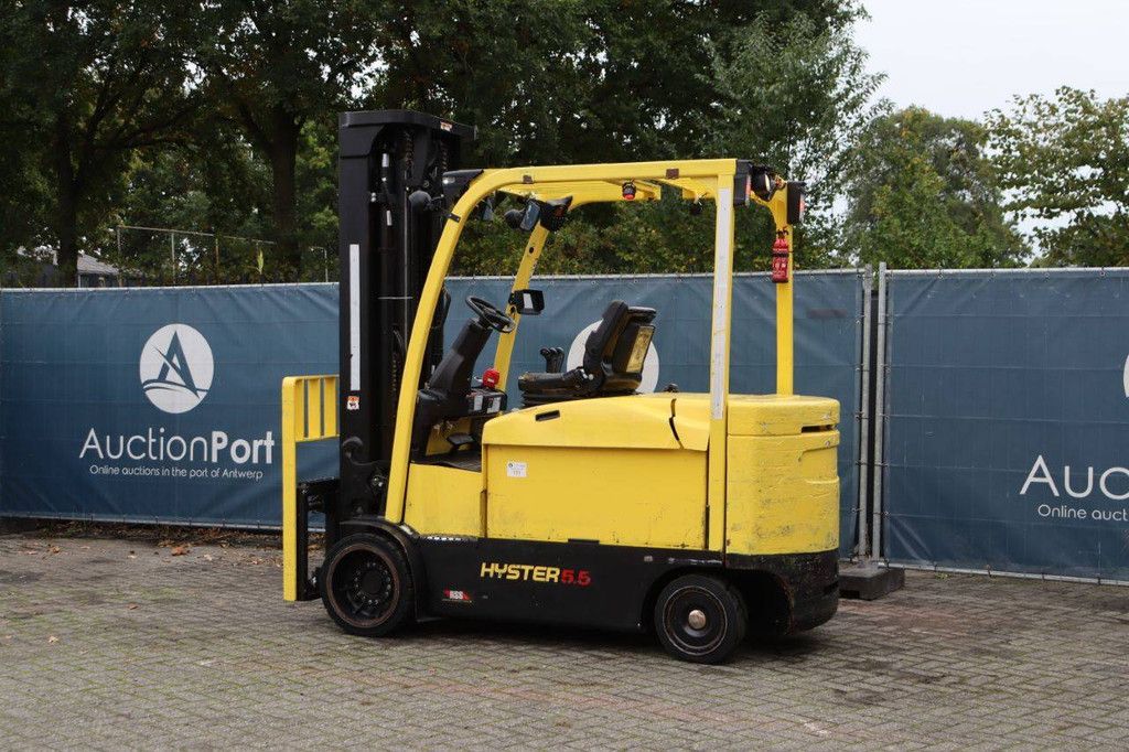Hyster E5.5XN Electric Forklift 4960kg 5.75m 2015