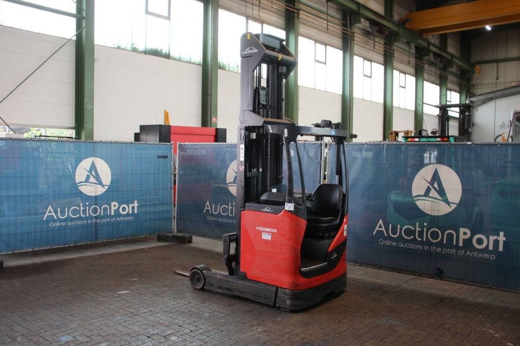 Schubmaststapler Linde R14-01 Elektro 1400kg 8,6m 2015