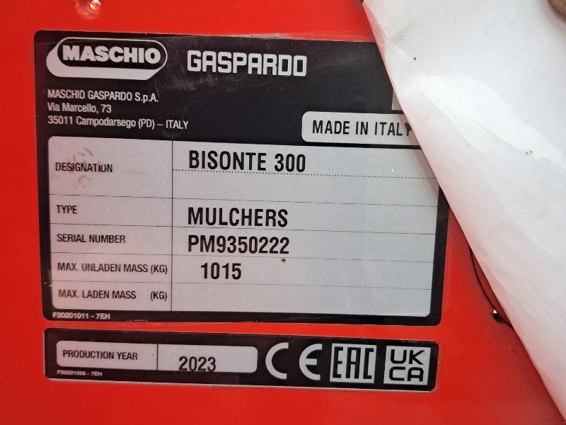 Maschio Bisonte BS 300