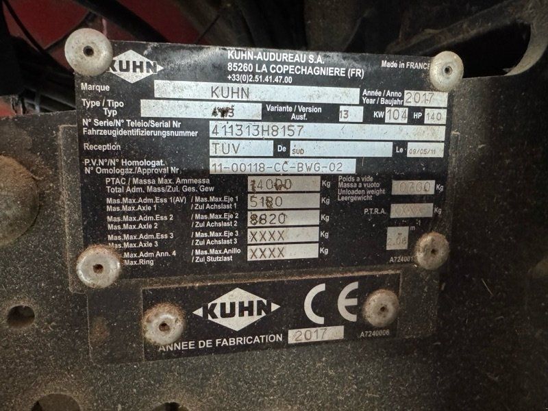 Kuhn SPV 14m3