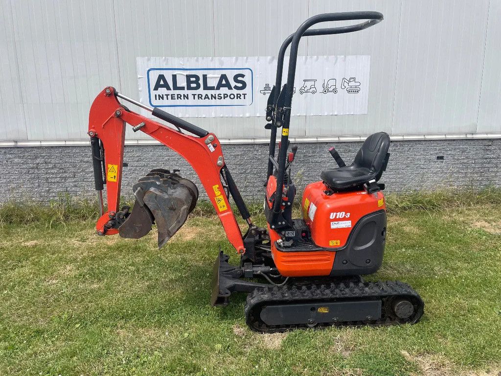 Kubota U10-3 minigraafmachine 2021 met slechts 700 uur