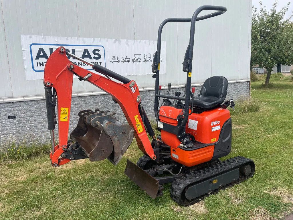 Kubota U10-3 minigraafmachine 2021 met slechts 700 uur