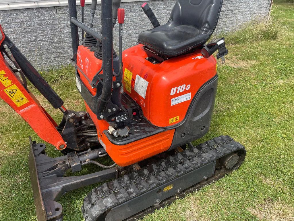 Kubota U10-3 minigraafmachine 2021 met slechts 700 uur