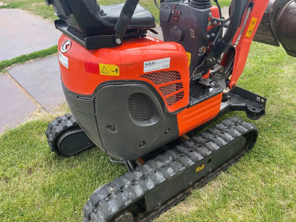 Kubota U10-3 minigraafmachine 2021 met slechts 700 uur