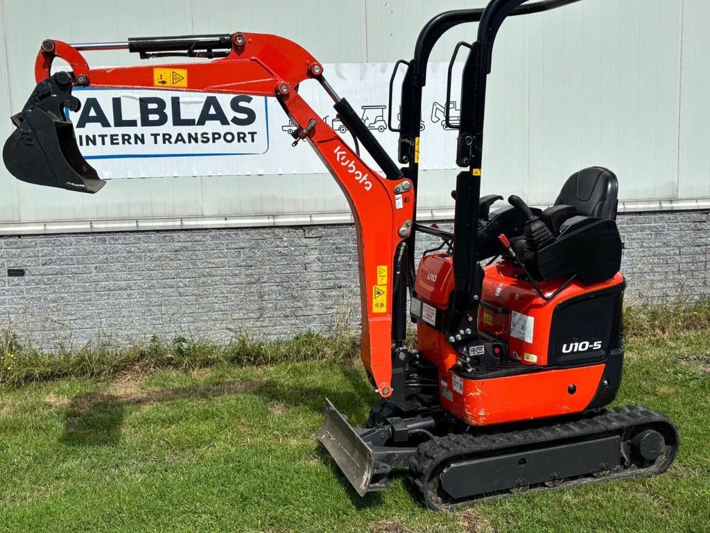 Kubota graafmachine U10-5 minigraver 2022 met 500 uur