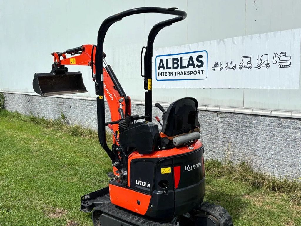 Kubota graafmachine U10-5 minigraver 2022 met 500 uur