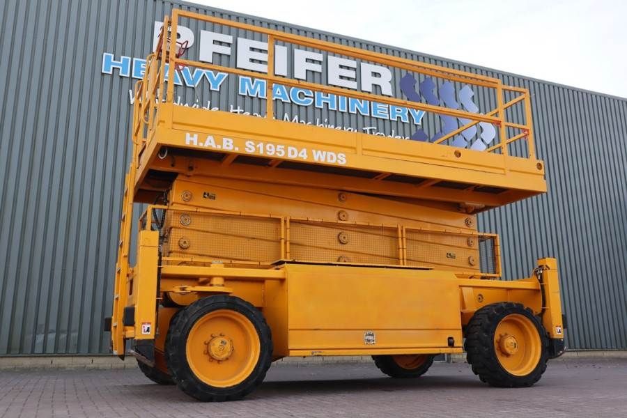 HAB S195-24 D4WDS Diesel, 4x4 Drive, 19.5m Working Hei