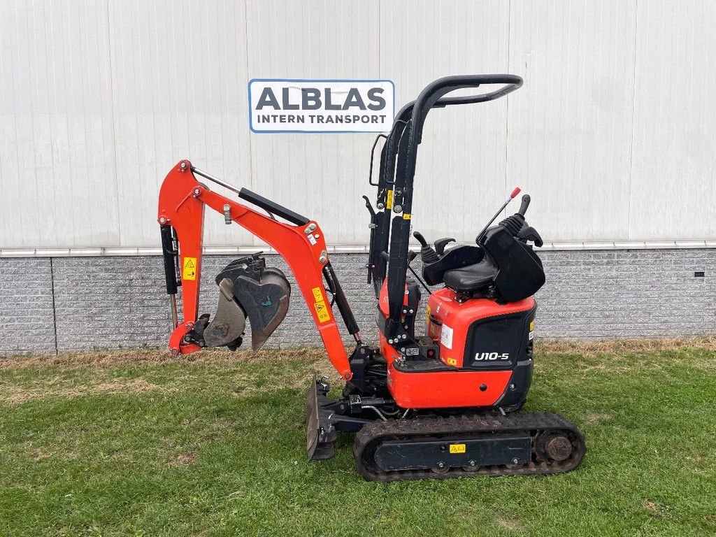 Kubota minigraafmachine U10-5 met slechts 326 uur!!