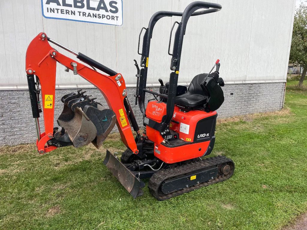 Kubota minigraafmachine U10-5 met slechts 326 uur!!