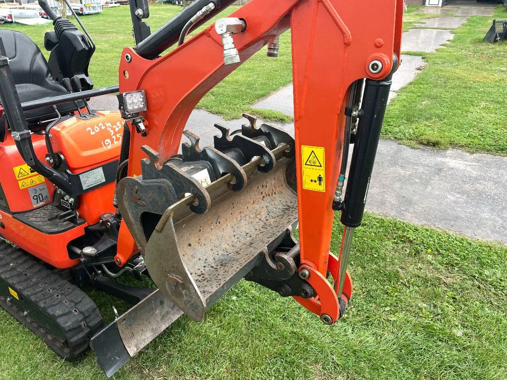 Kubota minigraafmachine U10-5 met slechts 326 uur!!