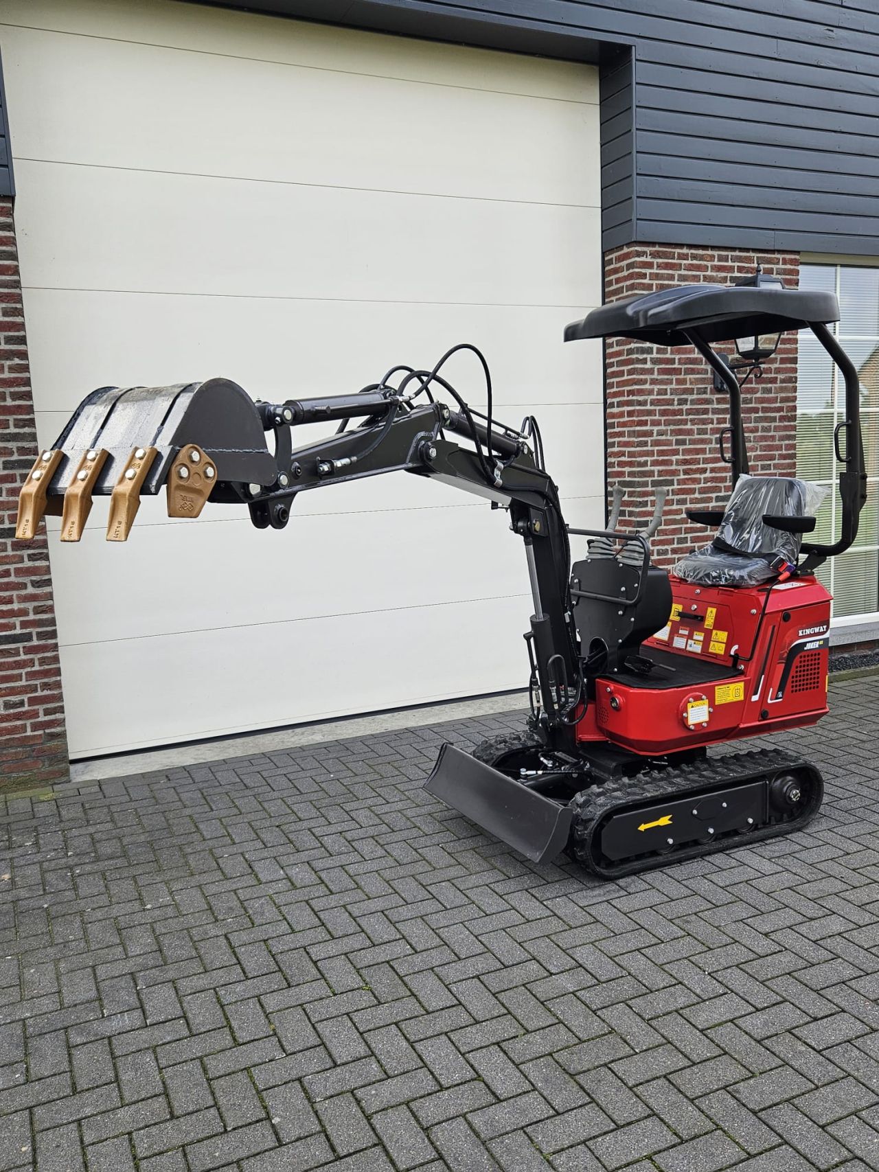 Minigraafmachine minigraver Joker, 3j garantie, 3 bakken