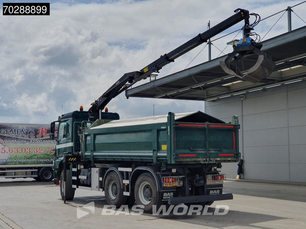 Mercedes Arocs Arocs 3342 6X6 NL-Truck HMF 1643 Z-Crane Kran Steering Axle Big-Axle Euro 6