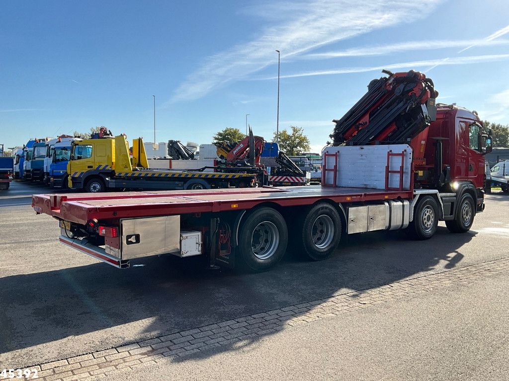 Scania R 124.420 8x4 Palfinger 72 Tonmeter laadkraan + Fly-Jib!