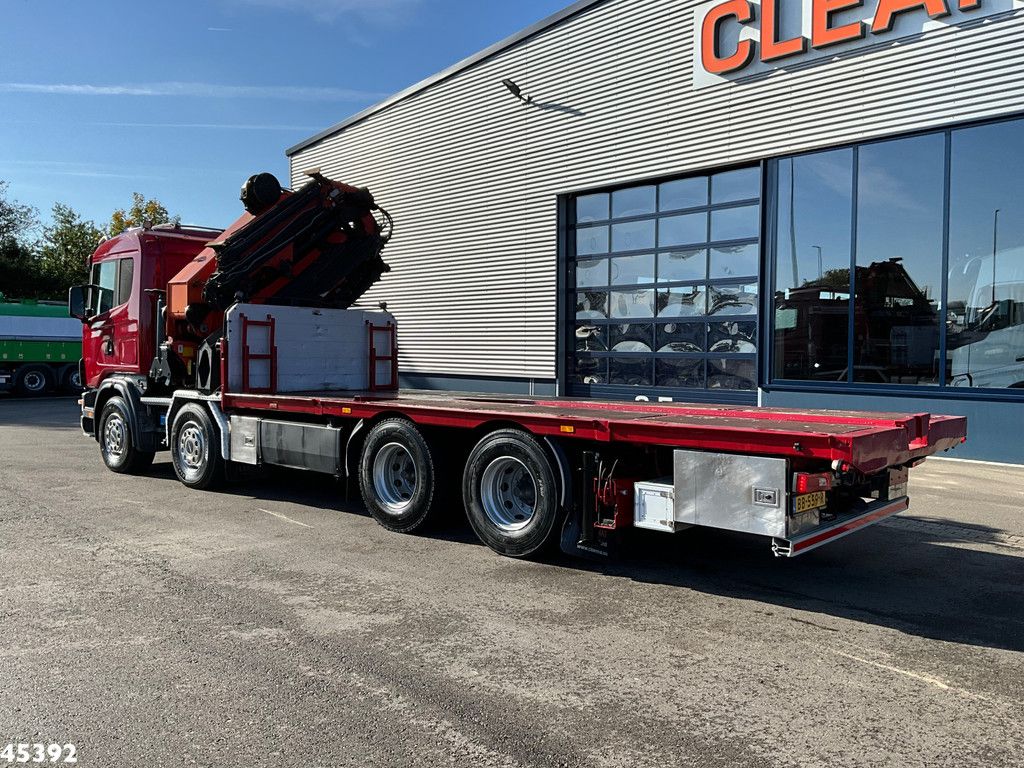 Scania R 124.420 8x4 Palfinger 72 Tonmeter laadkraan + Fly-Jib!