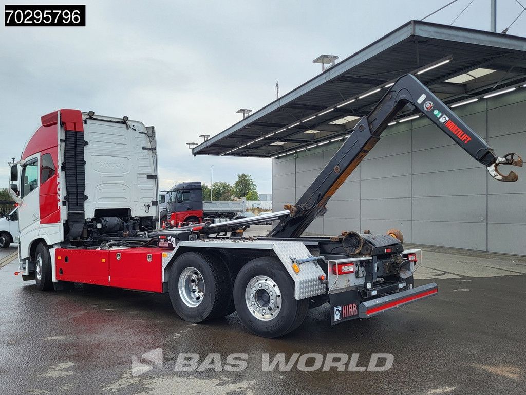 Volvo FH16 FH16 750 6X2 HIAB Multilift XR21S61 Hooklift Lift+steering Axle Automatic Euro 6