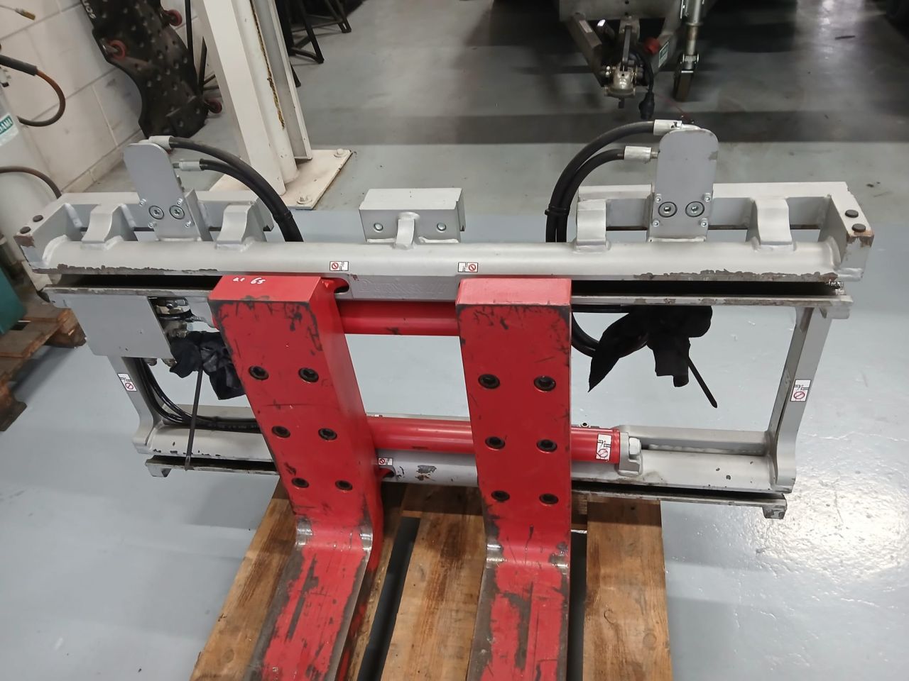 Vorkversteller met side shift