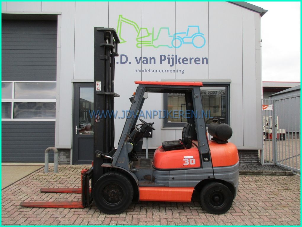 Toyota 6FGF30 3000kg HH 5m + sideshift + 4x hydrauliek