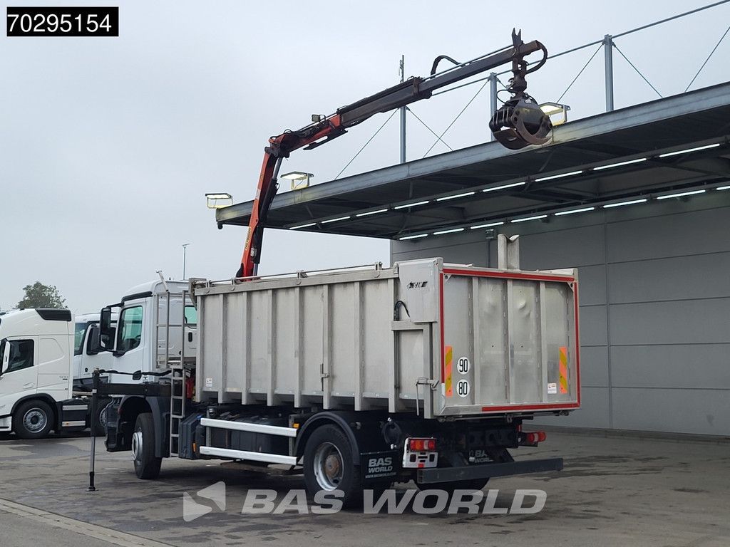Mercedes Actros 1833 4X2 Palfinger PK7.501 SLD Kran Crane 17m3 tipper Big-Axle Euro 6
