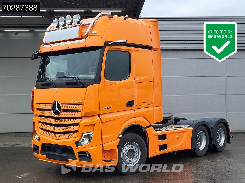 Mercedes Actros Actros 2663 6X4 GigaSpace Retarder Full-Air Leder MirrorCam DynamicSteering Compressor Xenon Navi ACC Euro 6