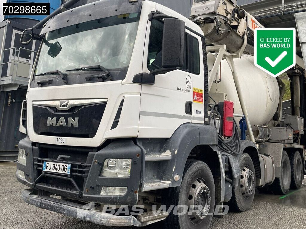 MAN TGS TGS 8X4 8m3 Putzmeister Mixer Big-Axle Steelsuspension Euro 6