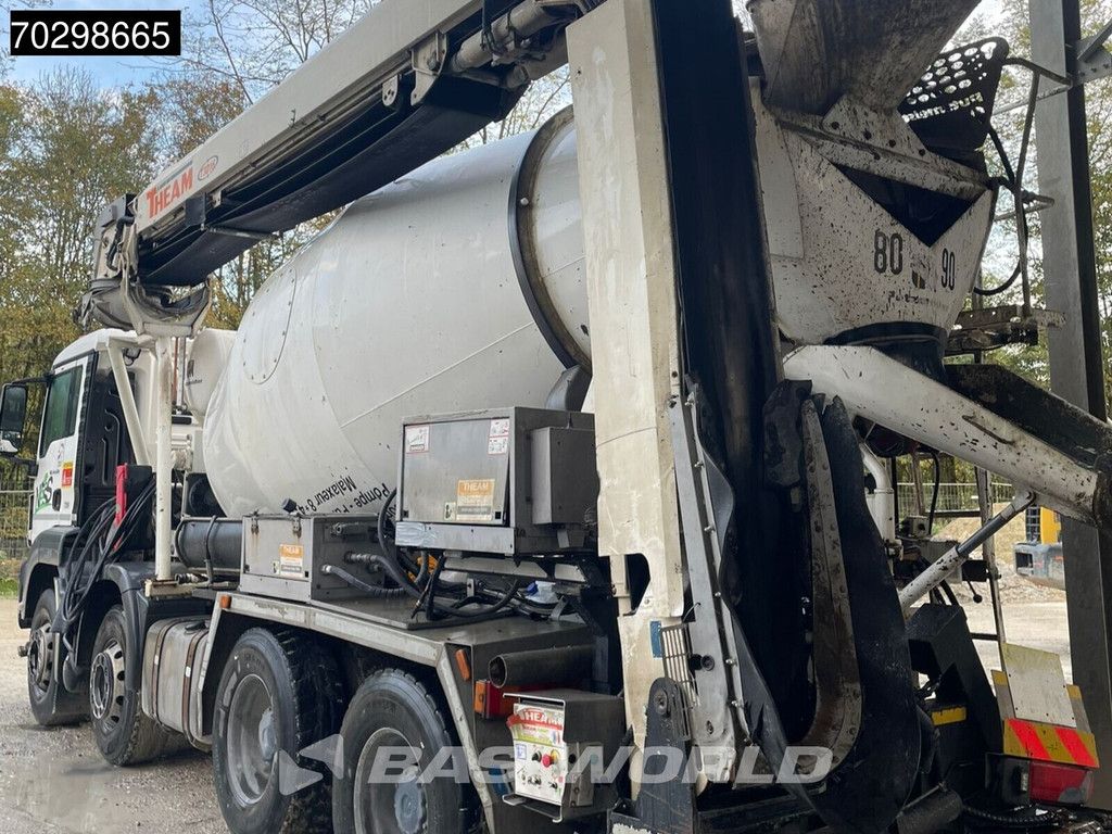 MAN TGS TGS 8X4 8m3 Putzmeister Mixer Big-Axle Steelsuspension Euro 6