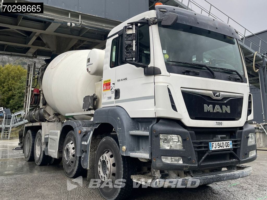 MAN TGS TGS 8X4 8m3 Putzmeister Mixer Big-Axle Steelsuspension Euro 6
