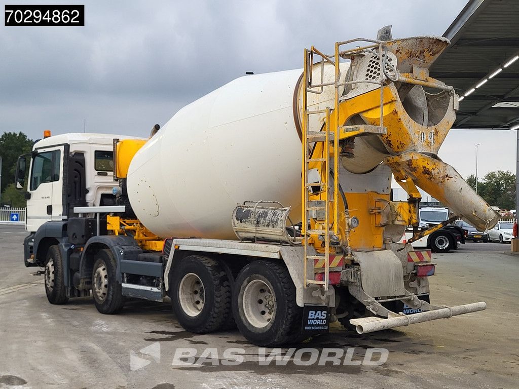 MAN TGS 32.420 8X4 9m3 Stetter Mixer Steel Suspension Automatic Euro 6