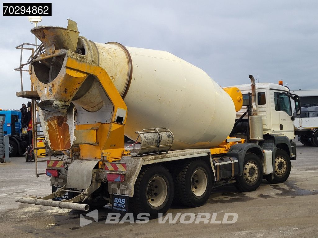 MAN TGS 32.420 8X4 9m3 Stetter Mixer Steel Suspension Automatic Euro 6